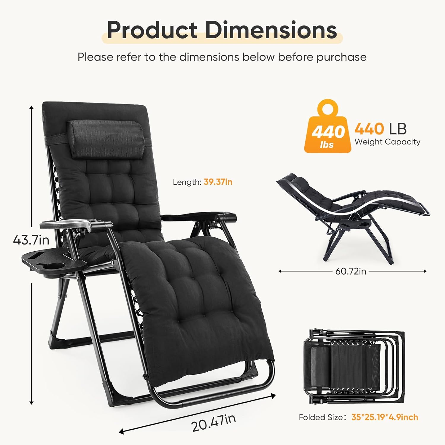 portable folding zero gravity recliner with drink trays for outdoor lounging.jpg