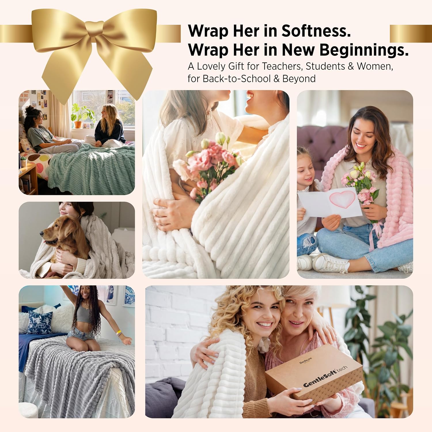 Review: Bedsure GentleSoft White Cozy Fleece Throw Blanket for Home & Gifts - Image 2