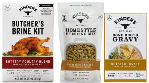 Butcher’s Turkey Brine Kit, 11.25 oz, Homestyle Stuffing Mix, 24 oz, Roasted Turkey Bone Broth Gravy, 17 oz, For Kinders