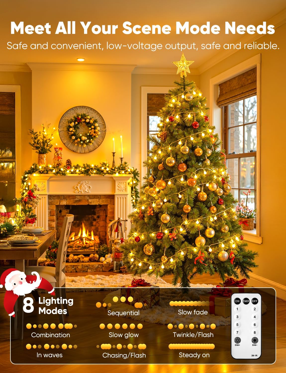 Review: Warm White Plug-in Mini Globe Fairy Lights w/ Remote (Indoor/Outdoor) - Image 2