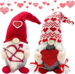 Lovinland Valentines Day Decorations - Romantic Valentines Gnomes