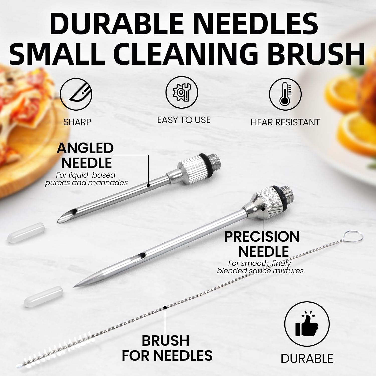 SCHVUBENR Heavy Duty Stainless Turkey Baster Set Review for Holiday Meals - Image 2