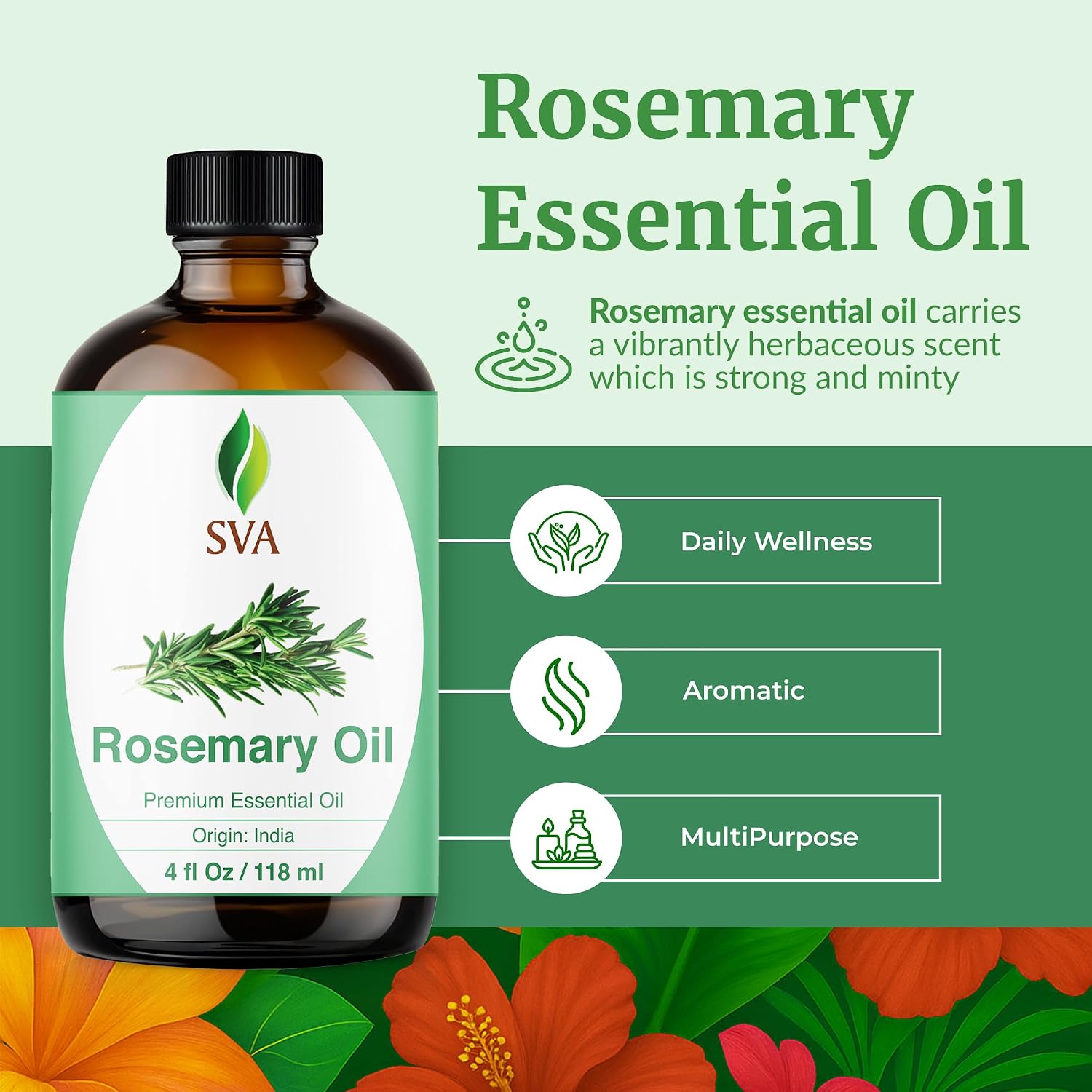 sva 4oz rosemary essential oil with dropper for hair skin diy.jpg
