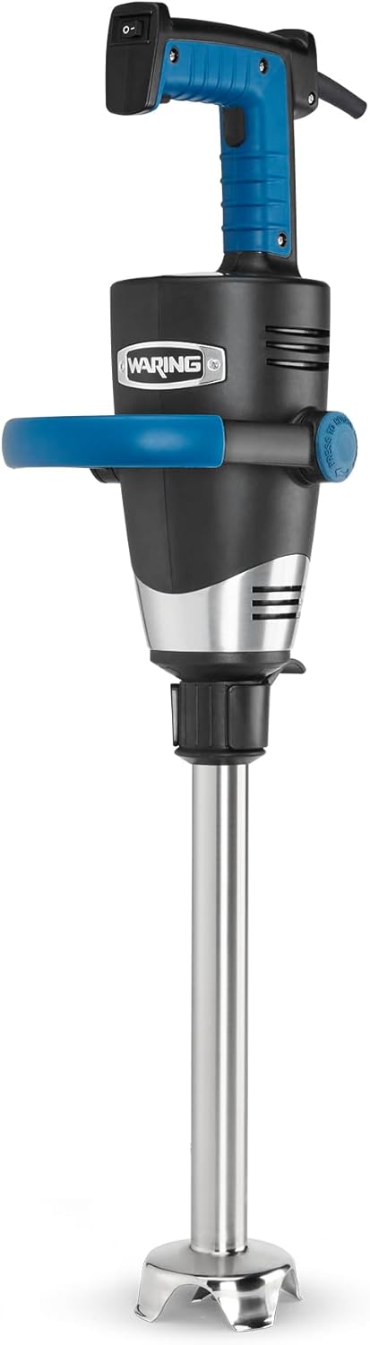 Waring EvolutionX Immersion Blender with 15-Gallon Capacity | 1.5 Horsepower Motor, 14" Stainless Steel Shaft, Variable Speed, 15-Gallon Capacity for Soups, Dressings and Smoothies
