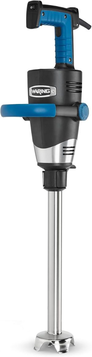 Waring EvolutionX Immersion Blender with 25-Gallon Capacity | 1.5 Horsepower Motor, 16" Stainless Steel Shaft, Variable Speed, 25-Gallon Capacity for Soups, Dressings and Smoothies