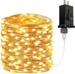 66FT 200 LED Fairy Lights Plug in, 8 Modes Twinkle Lights Warm White | Waterproof String Lights Outdoor Indoor, Memory, Timer, Copper Wire, Christmas Lights for Bedroom Garden Party Holiday Decor