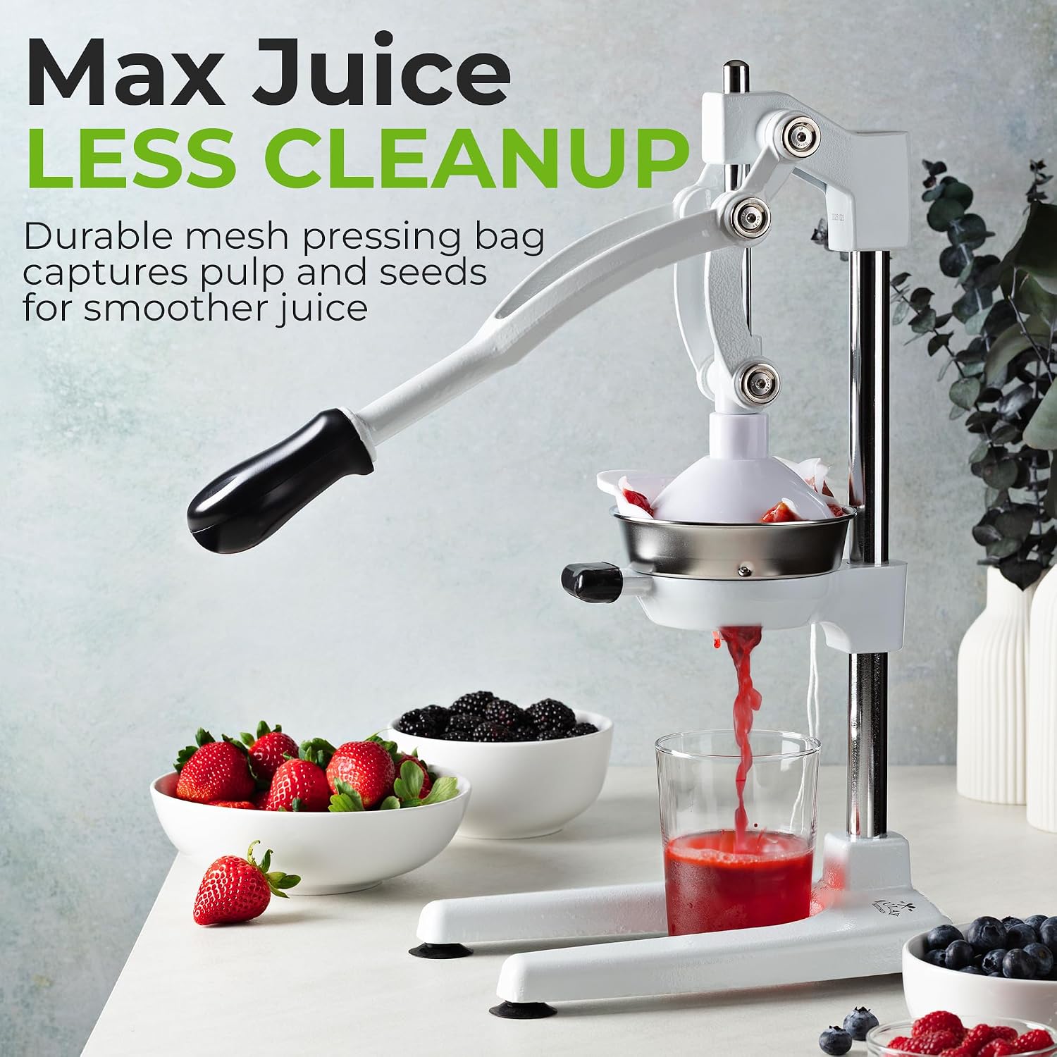 Zulay 9-in-1 Cast Iron Manual Juicer Review: Heavy-Duty, Easy-Clean Fruit Press. - Image 2