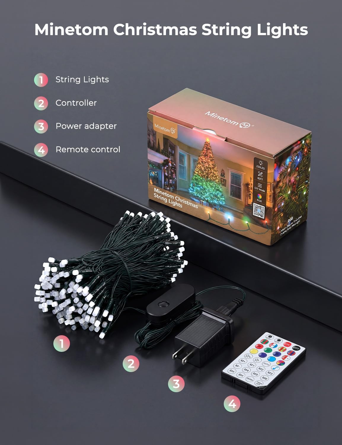 Review: Minetom Smart Color Changing Christmas & Halloween Tree Lights - Image 4