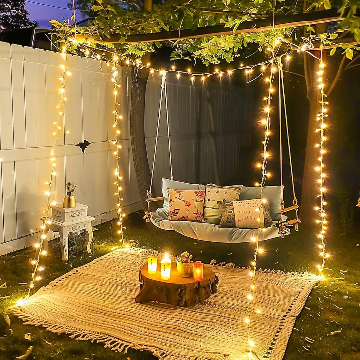 99Ft 300 LED Indoor Christmas String Lights for Tree/Bedroom Review - Image 9