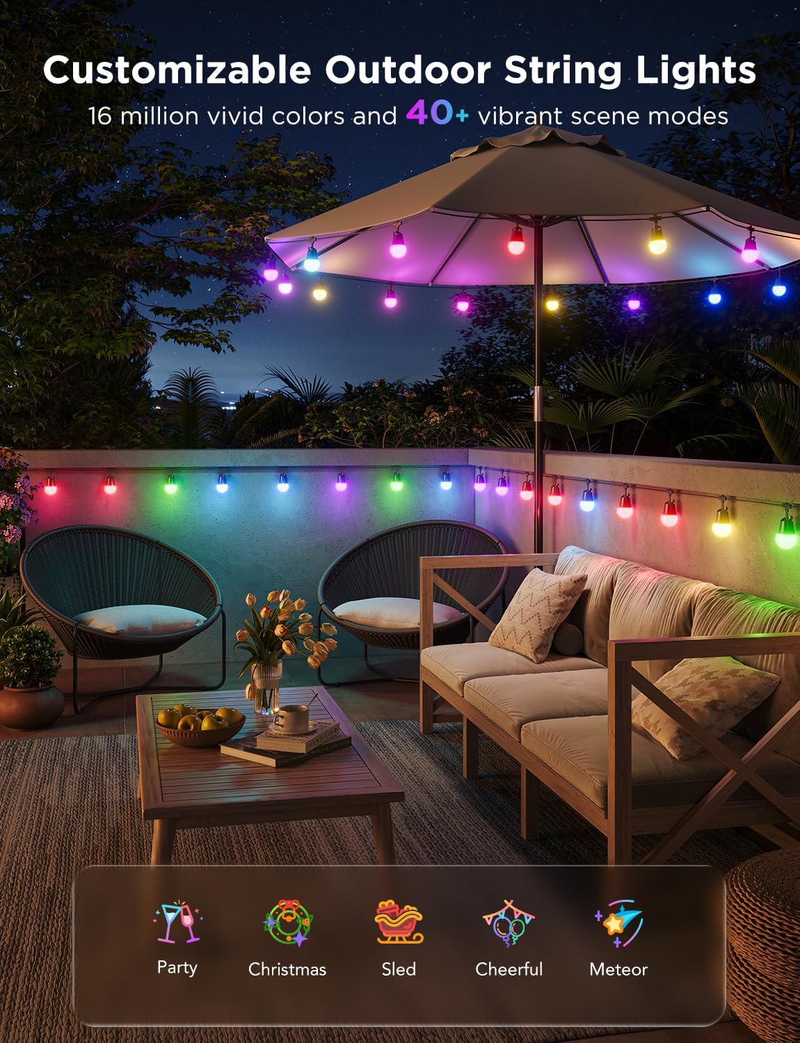 Govee Smart RGBIC Patio Lights 2 Review - Image 3