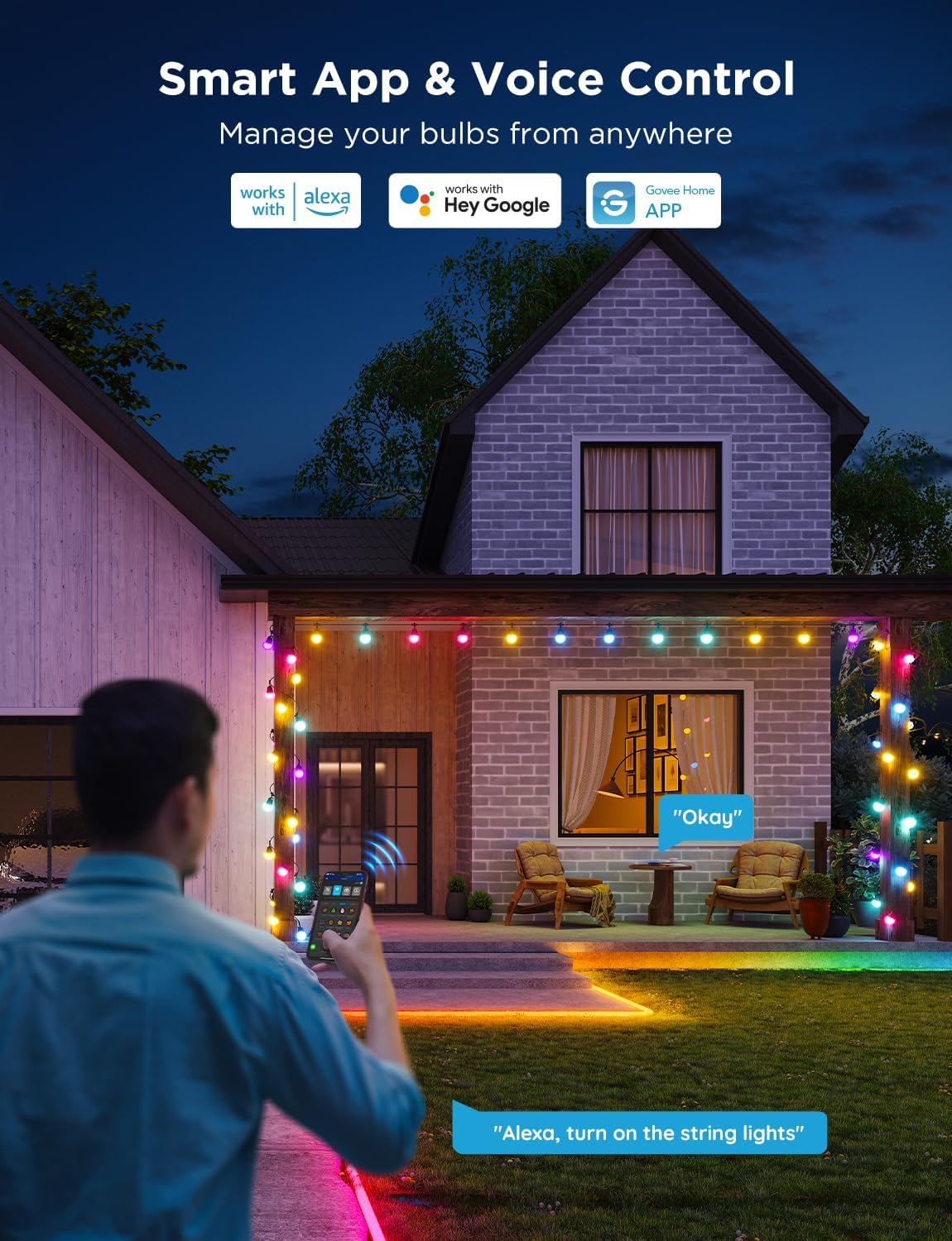 Govee Smart RGBIC Patio Lights 2 Review - Image 5