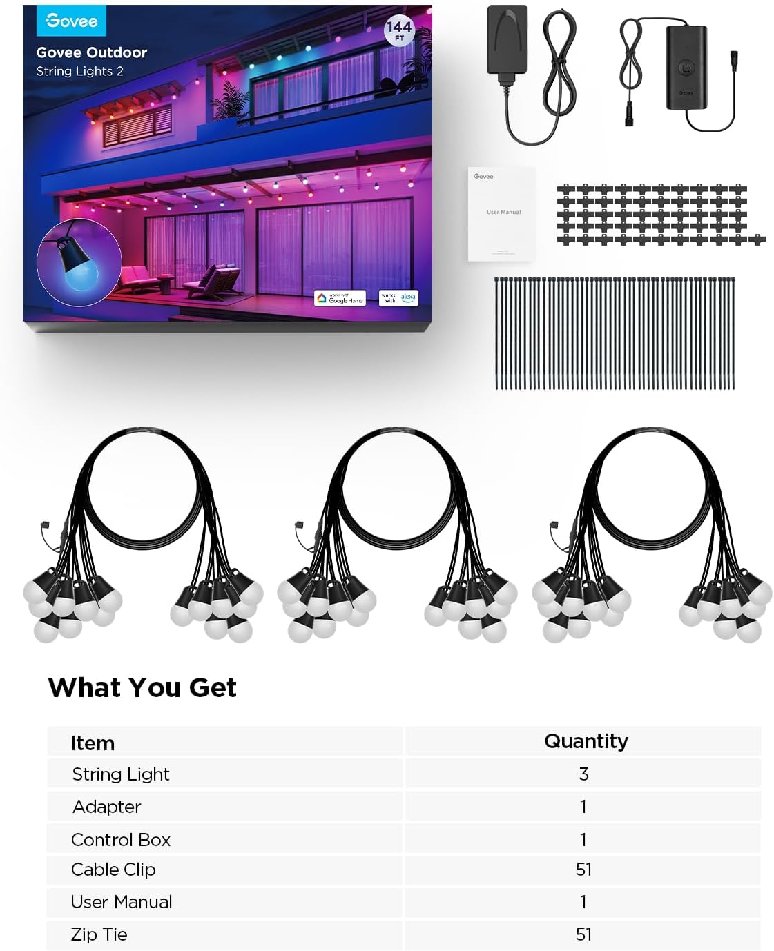 Govee Smart RGBIC Patio Lights 2 Review - Image 9