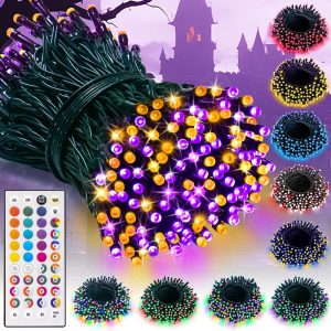 LitHome Color Changing Christmas String Lights Connectable 33Ft 100 LED