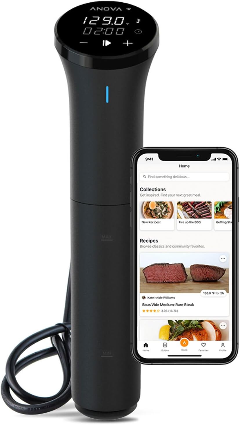 Anova Precision Cooker Nano 3.0 sous vide immersion circulator real product photo – black