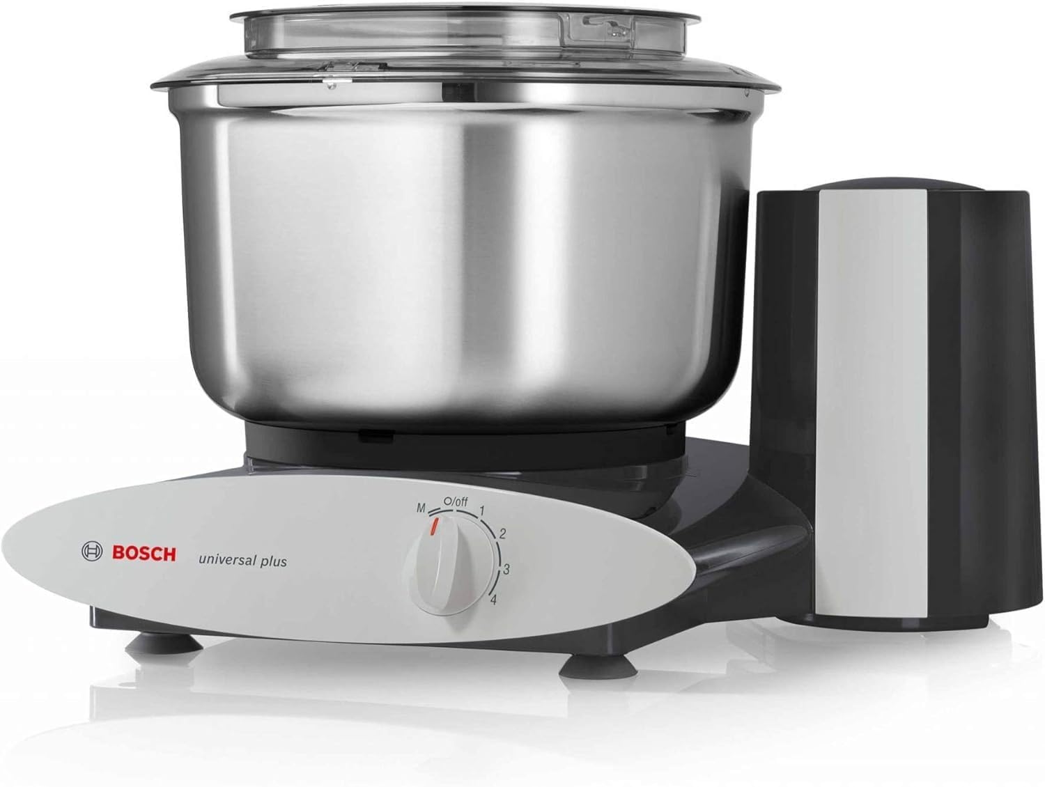Bosch Universal Plus Stand Mixer with Stainless Steel Bowl with NutriMill Dough Hook Extender Bundle- Black 500 Watt: Home & Kitchen