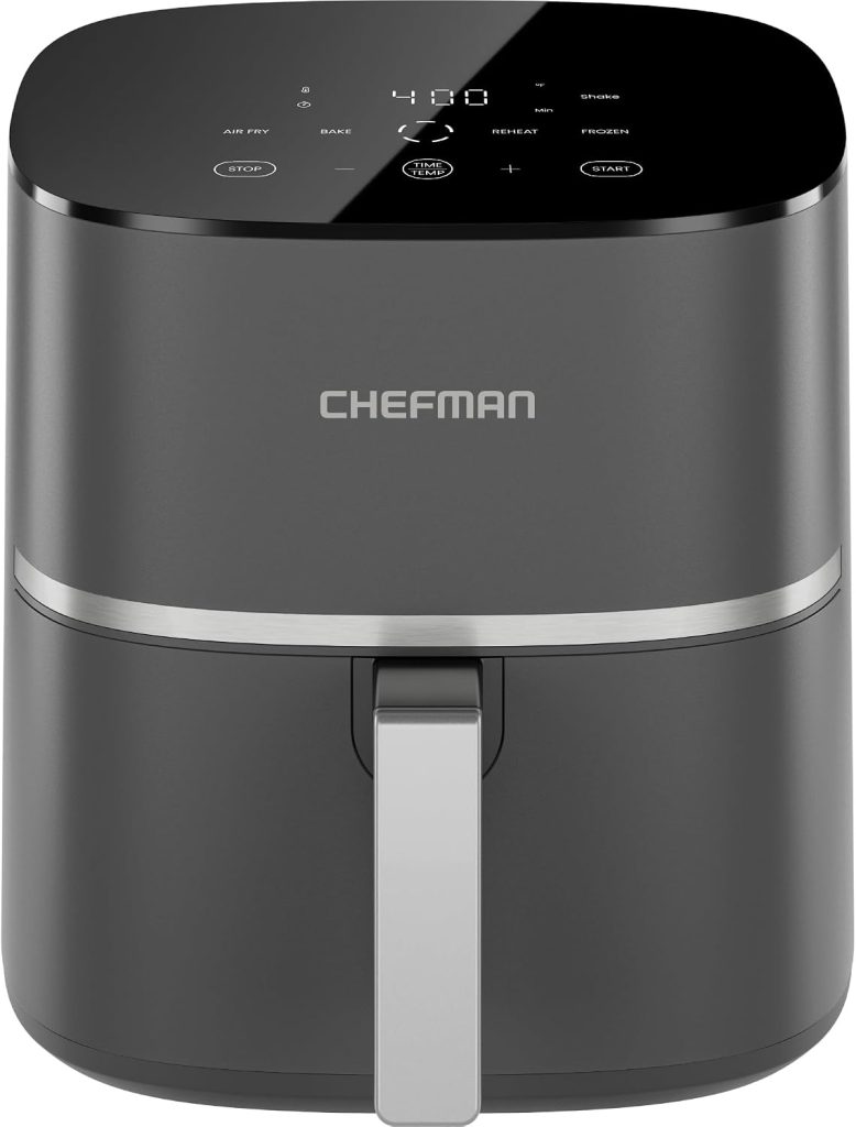 Chefman TurboX 5-quart 4-in-1 air fryer with digital display
