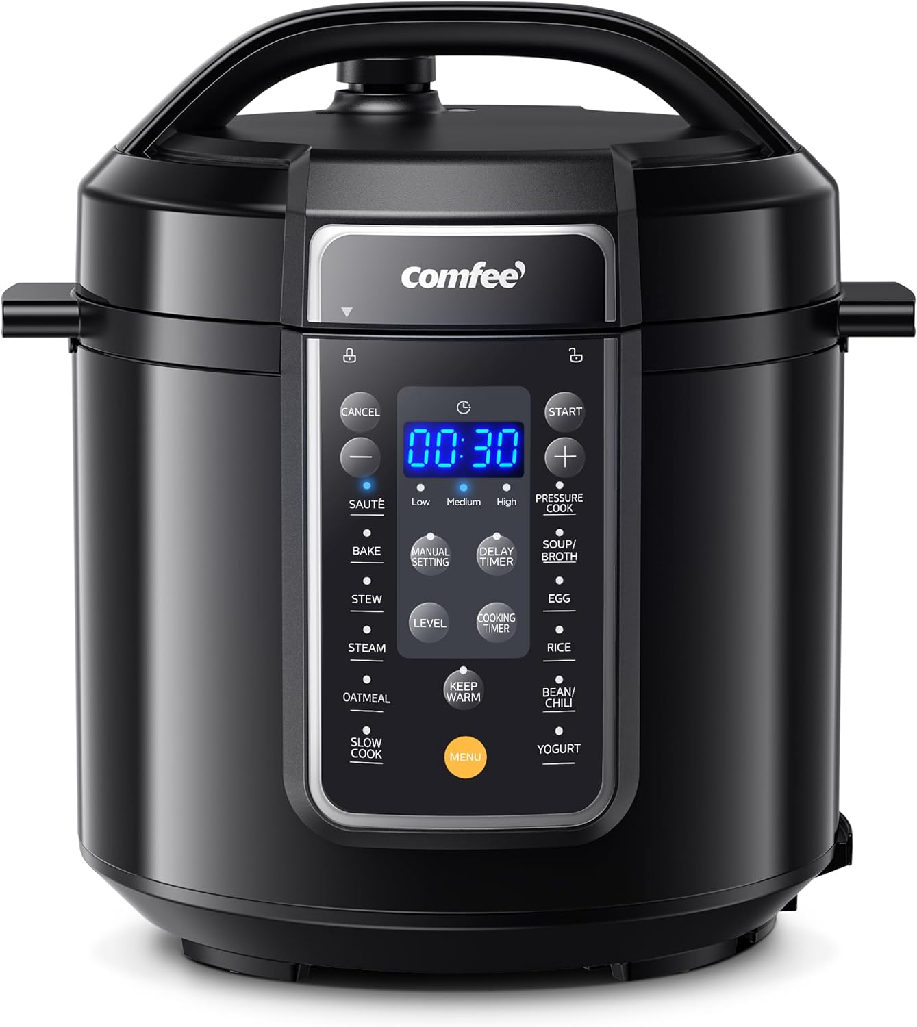 COMFEE 12-in-1 electric pressure cooker 6 quart nonstick pot