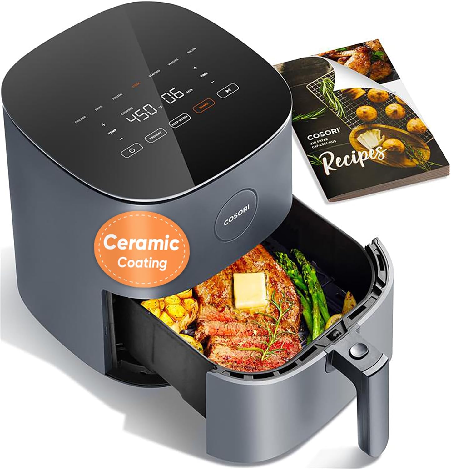 COSORI Pro LE 5-quart 9-in-1 air fryer with ceramic coating