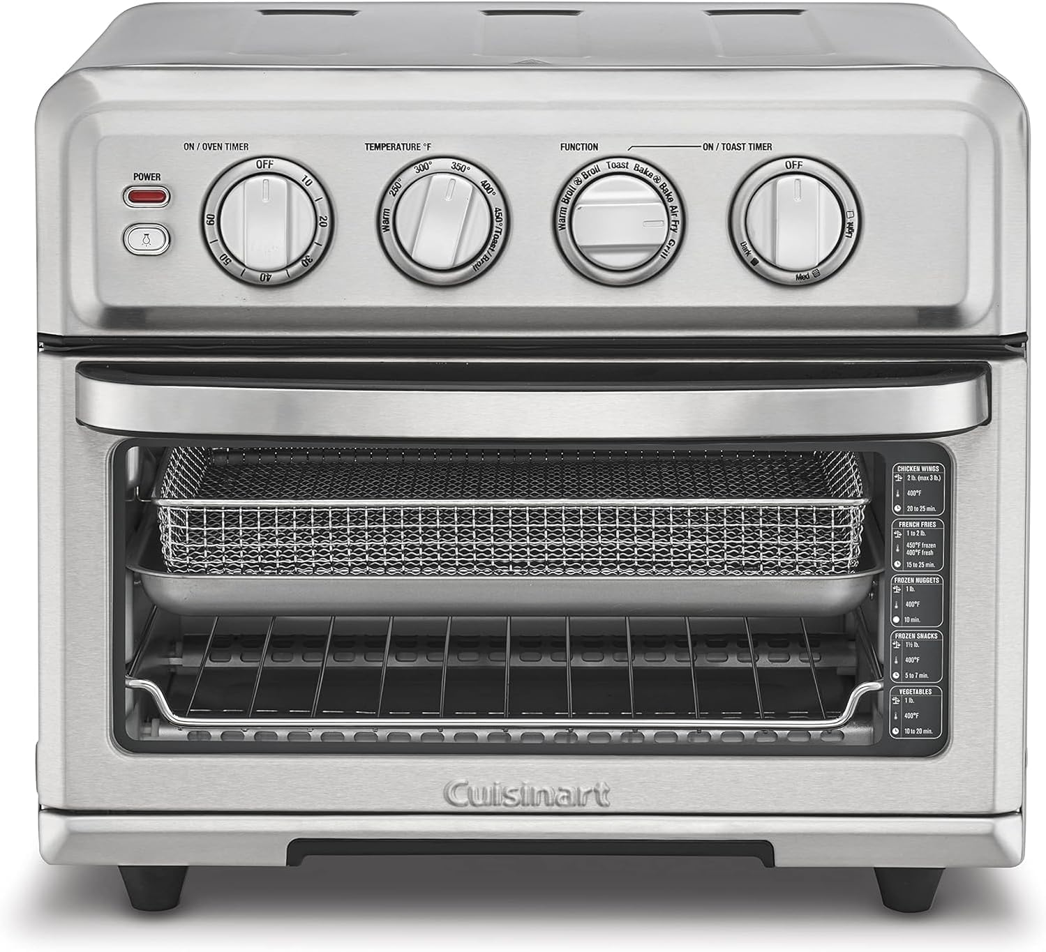 Cuisinart TOA-70 air fryer toaster oven 1800W 8-in-1 stainless steel