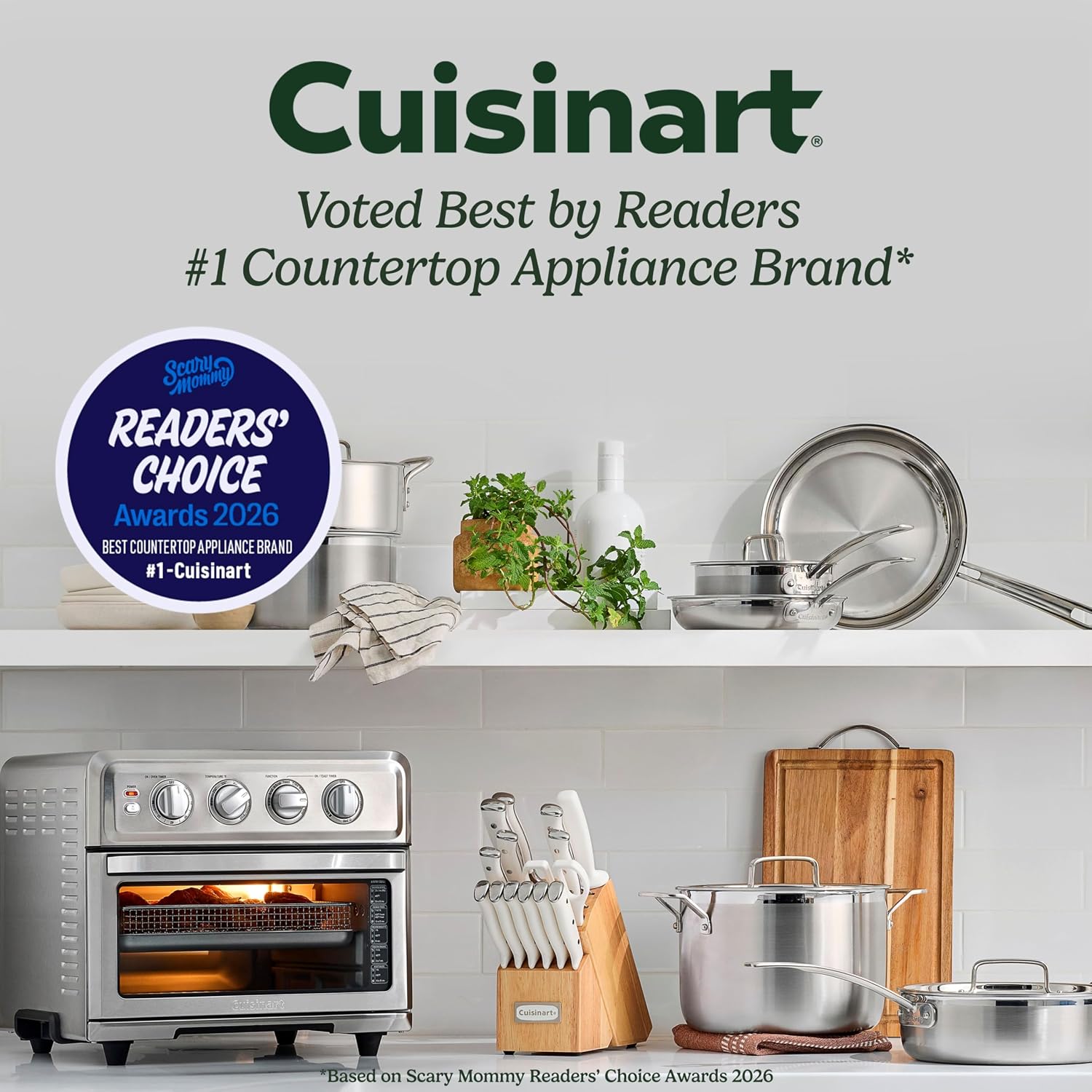 Cuisinart TOA-70 air fryer toaster oven interior detail