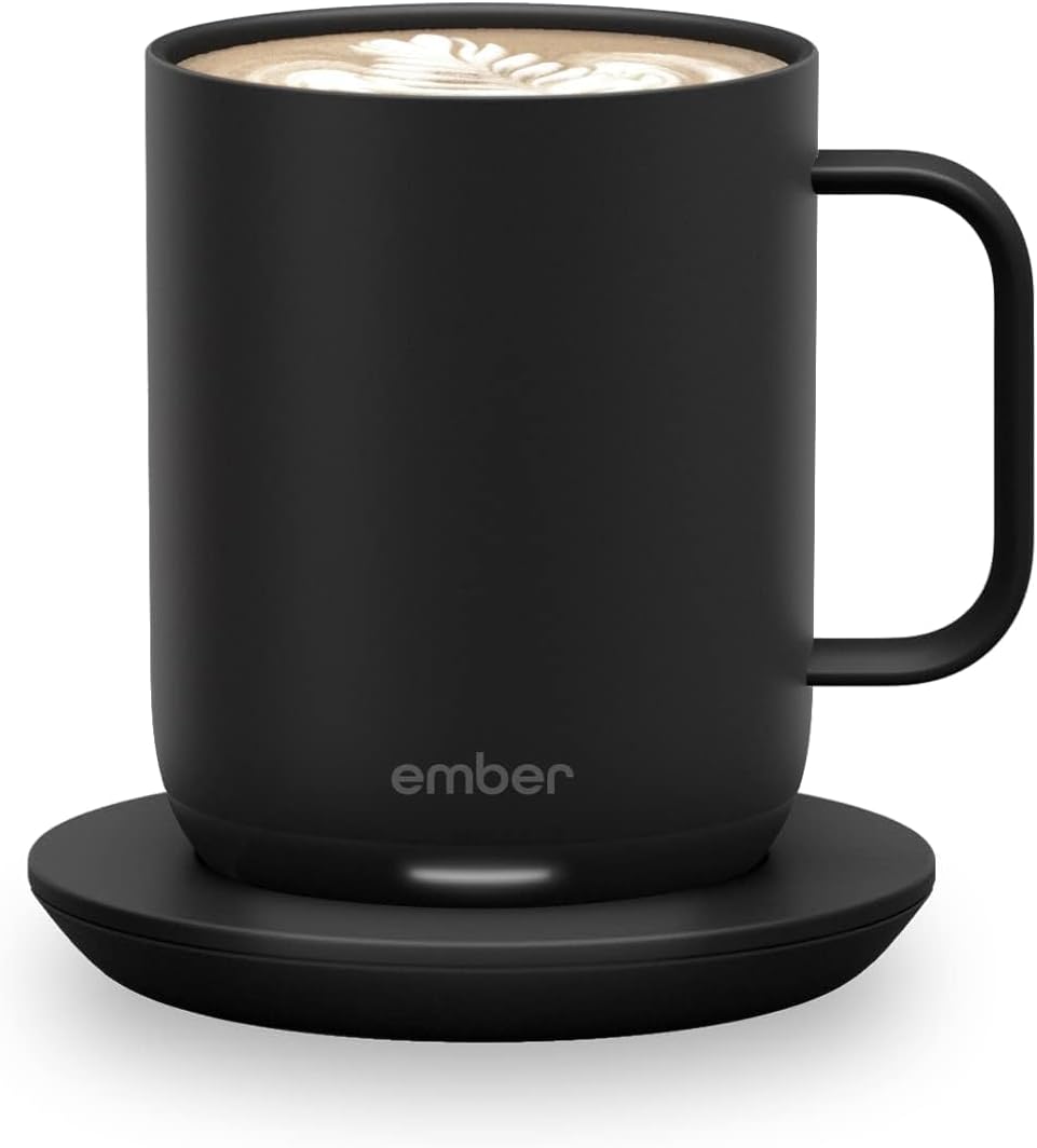 Ember Smart Mug 2 10 oz heated mug holding coffee at set temperature