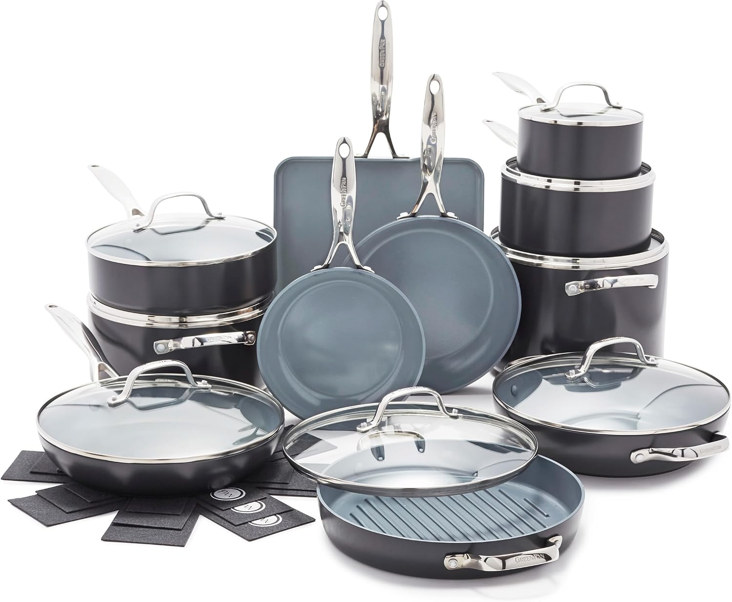 GreenPan Valencia Pro 22-Piece Cookware Set