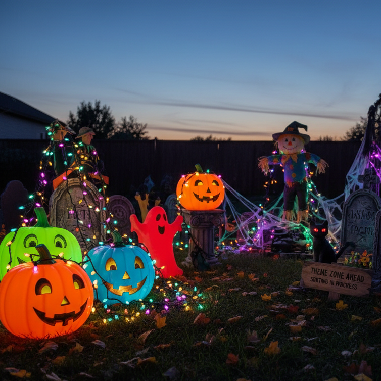 Halloween yard decorations
