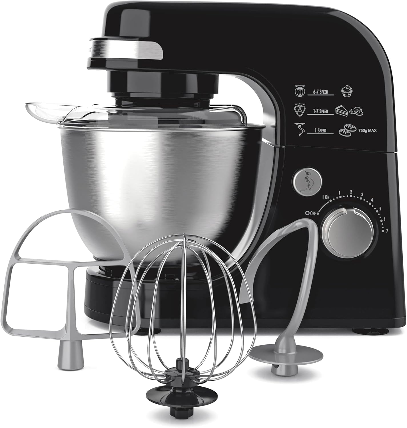 Hamilton Beach 4 quart electric stand mixer with 7 speeds