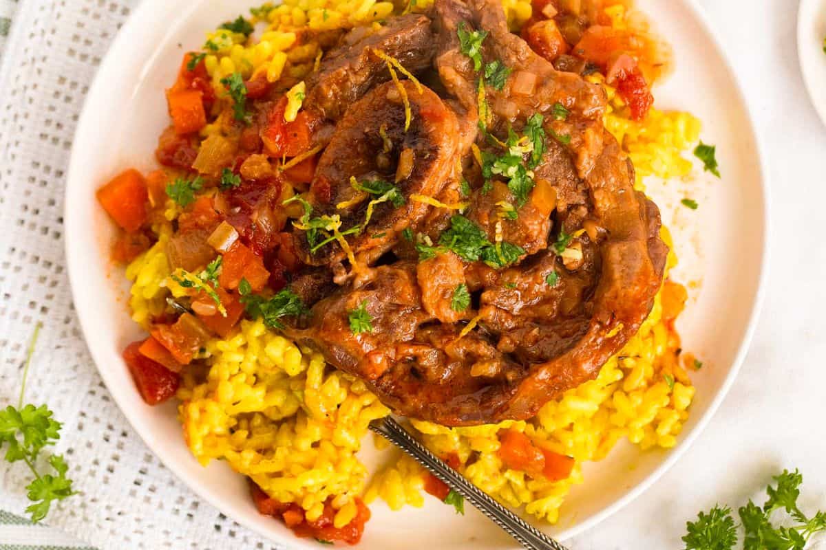 Beef stew cooked in an Instant Pot