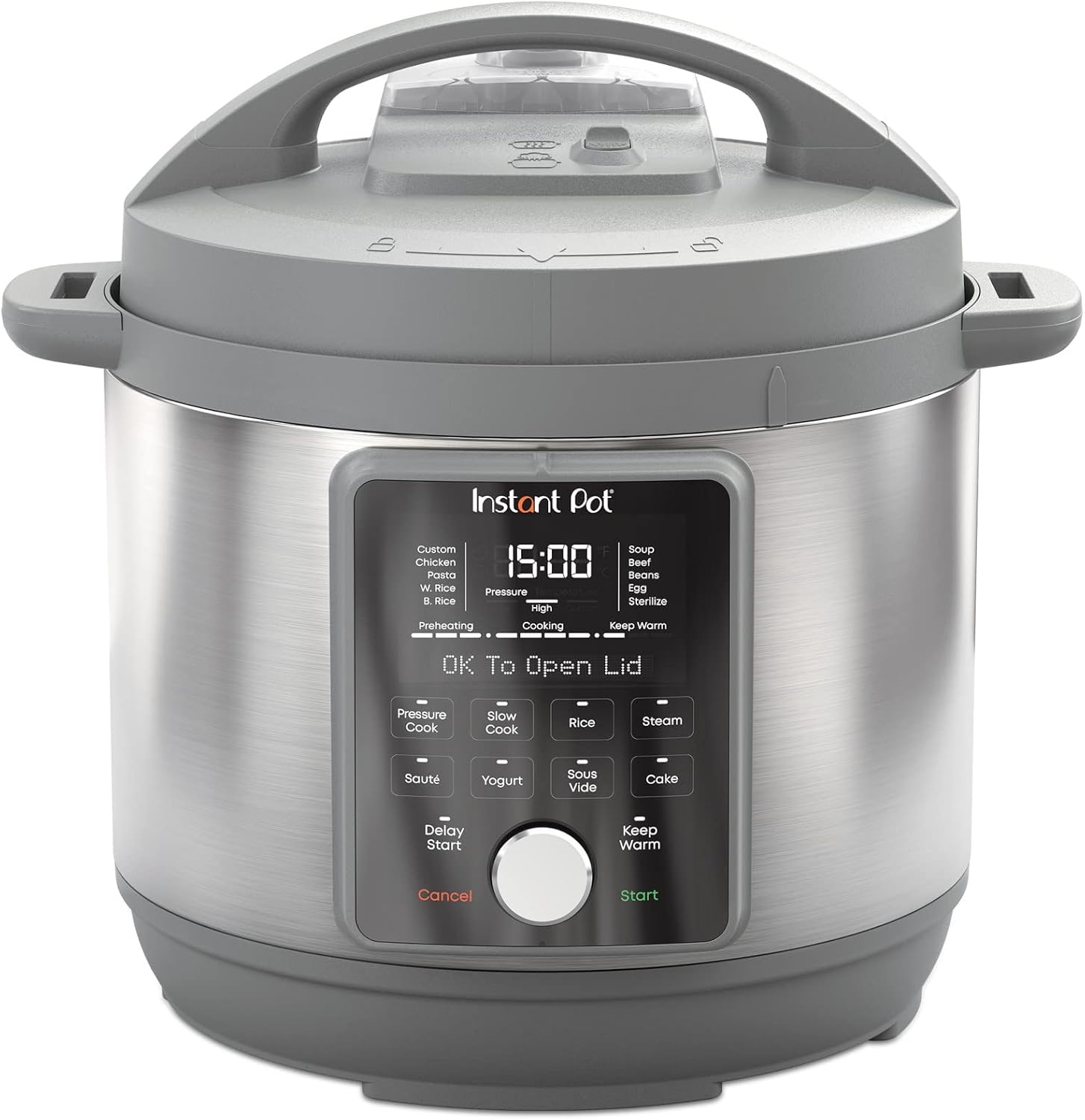 Instant Pot Duo Plus 6 quart pressure cooker with quiet steam release lid