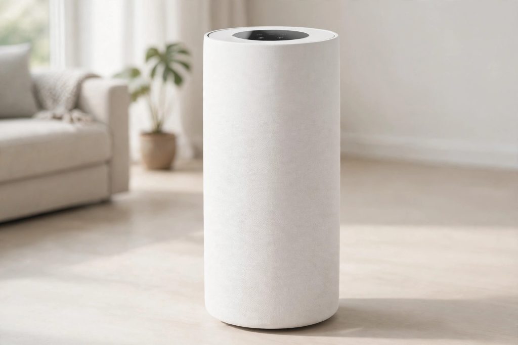 LEVOIT Core 300S smart air purifier review – white cylindrical HEPA air purifier