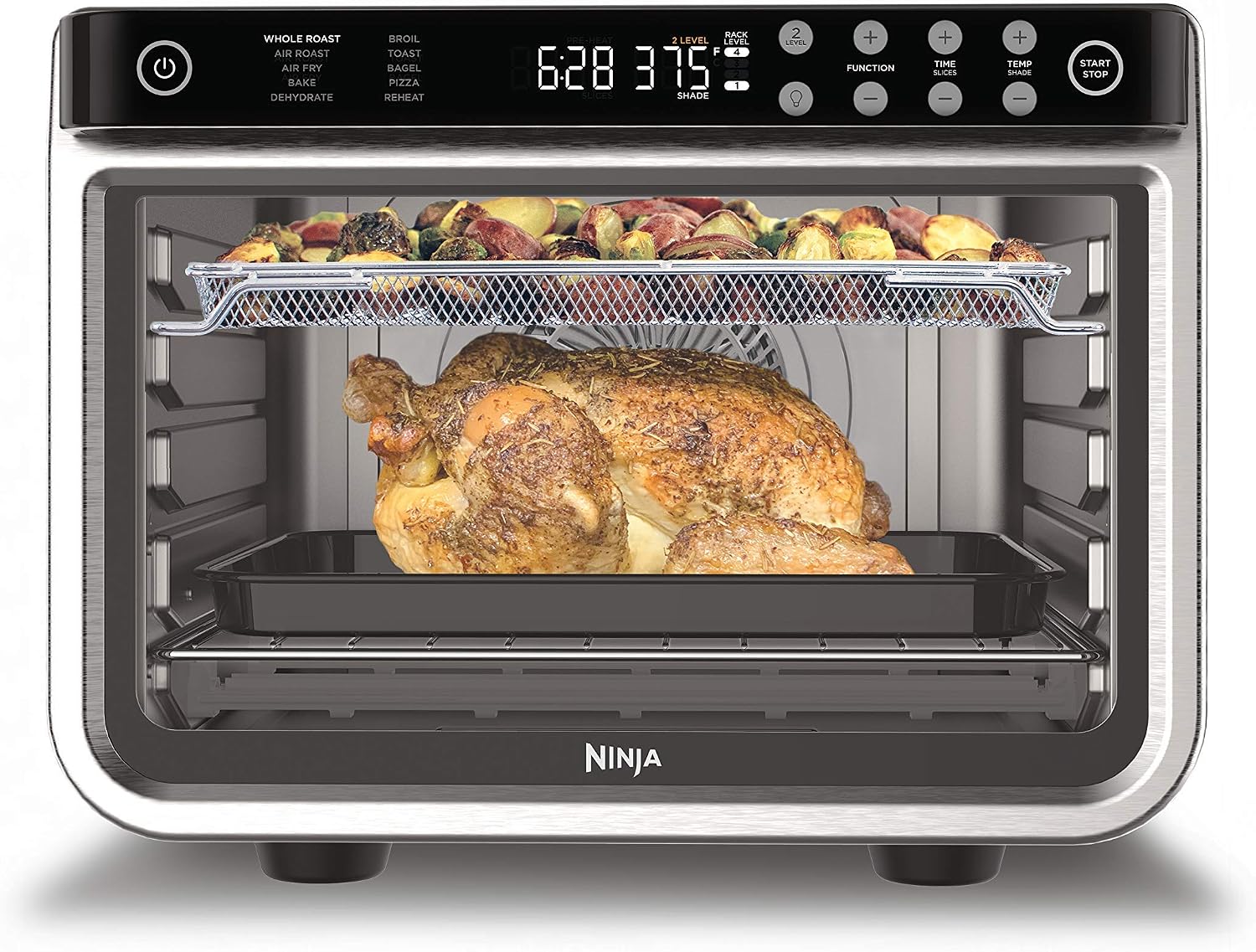 Ninja Foodi XL Pro air fry oven DT201 stainless steel