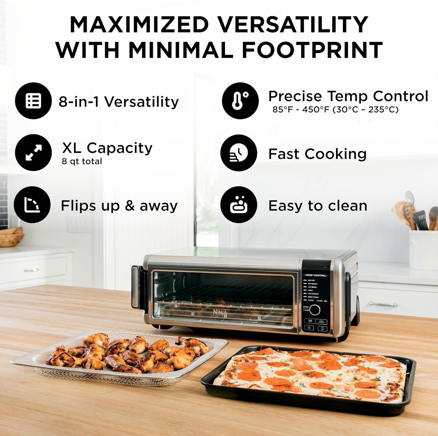 Ninja SP101 digital air fry oven detail view