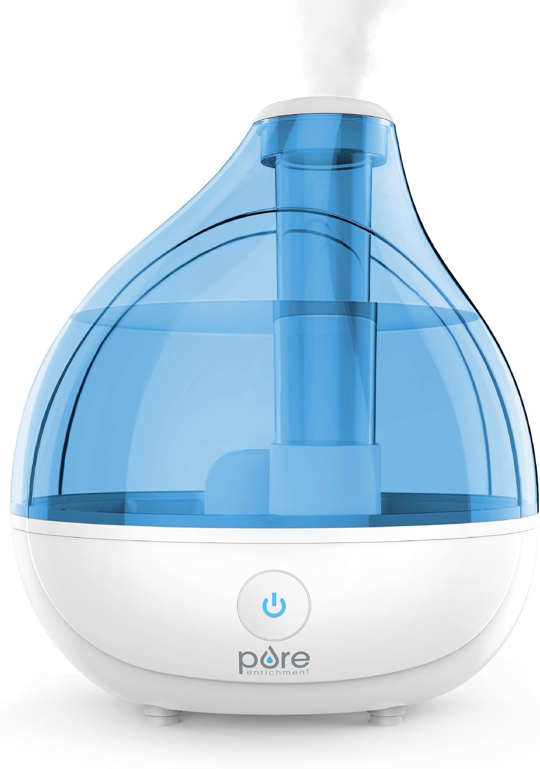 Pure Enrichment MistAire ultrasonic cool mist humidifier review – white front-load