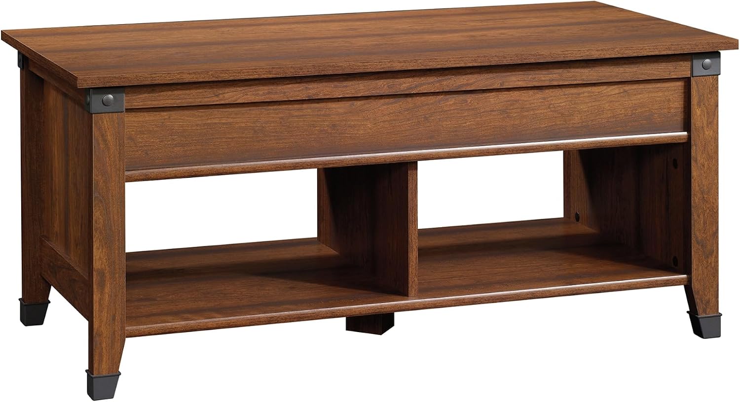 Sauder Carson Forge lift-top coffee table, Washington cherry finish