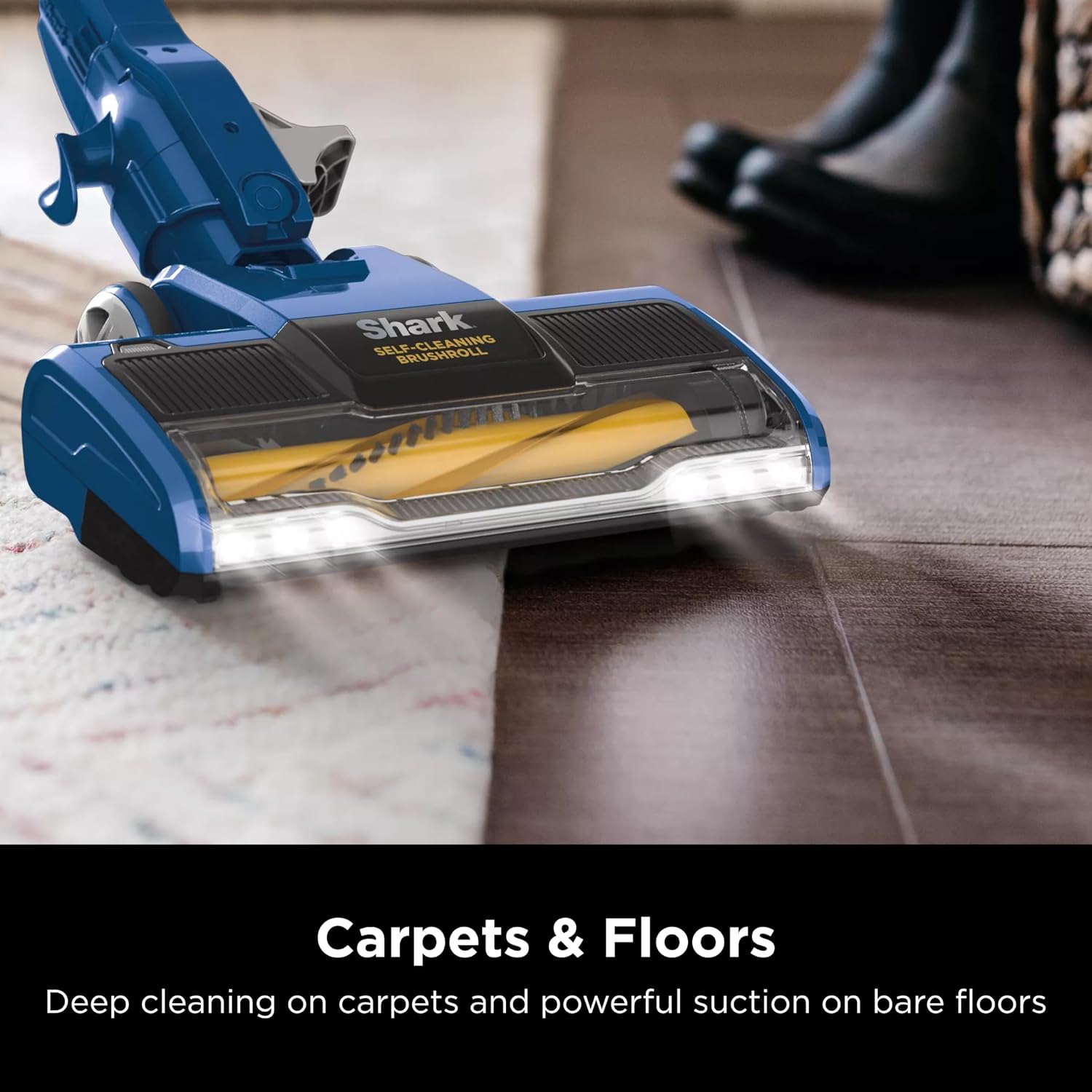 Shark HV343AMZ stick vacuum detail view