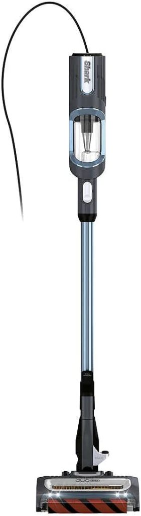 Shark UV580 corded stick vacuum DuoClean self-cleaning brushroll blue