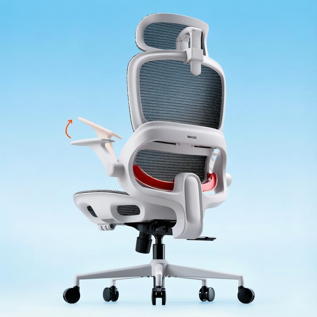 SIHOO B100 ergonomic office chair in a home office