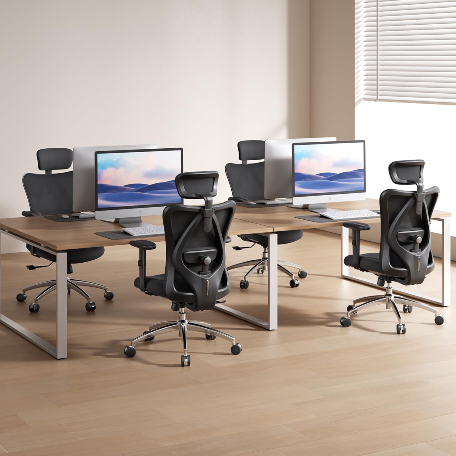 SIHOO M18 ergonomic office chair detail view