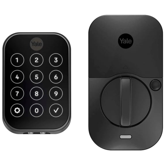 Yale Assure Lock 2 key-free touchscreen smart lock black suede – real product photo